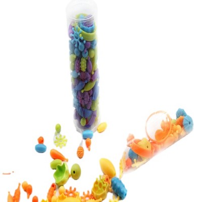 New Funny Educational Kids Toys DIY Fashionable Plastic Pop Snap Beads China Supplies Wholesale